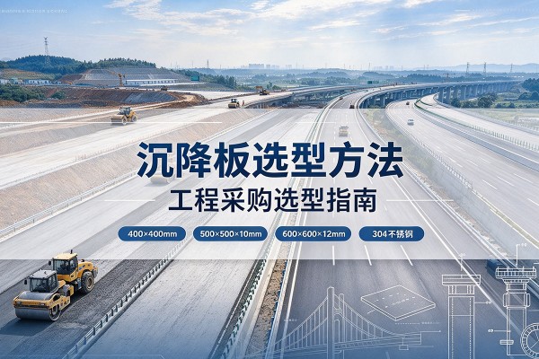 如东沉降板选择方法