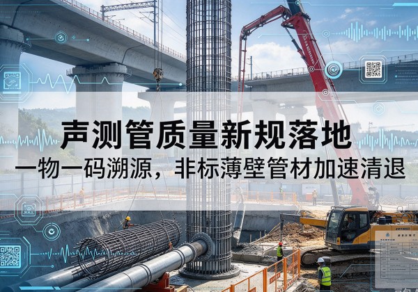 如东声测管质量新规落地，一物一码溯源，非标薄壁管材加速清退